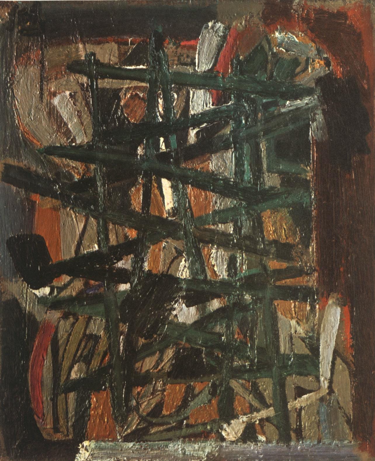 Nicolas de Staël, Composition, Nicolas de Staël, Peintres d'aujourd'hui, Limited Edition Lithograph