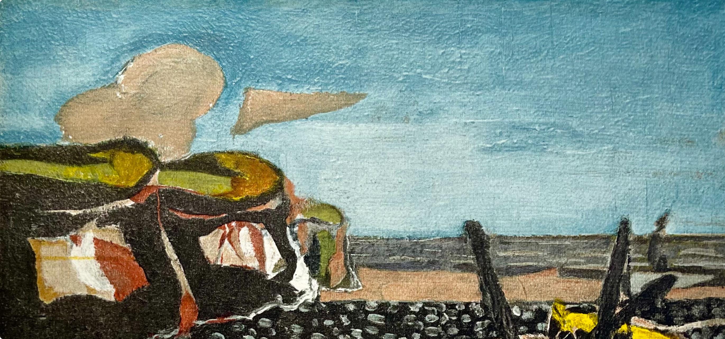 Georges Braque, Les barques bleues, Varengeville, Limited Edition Lithograph