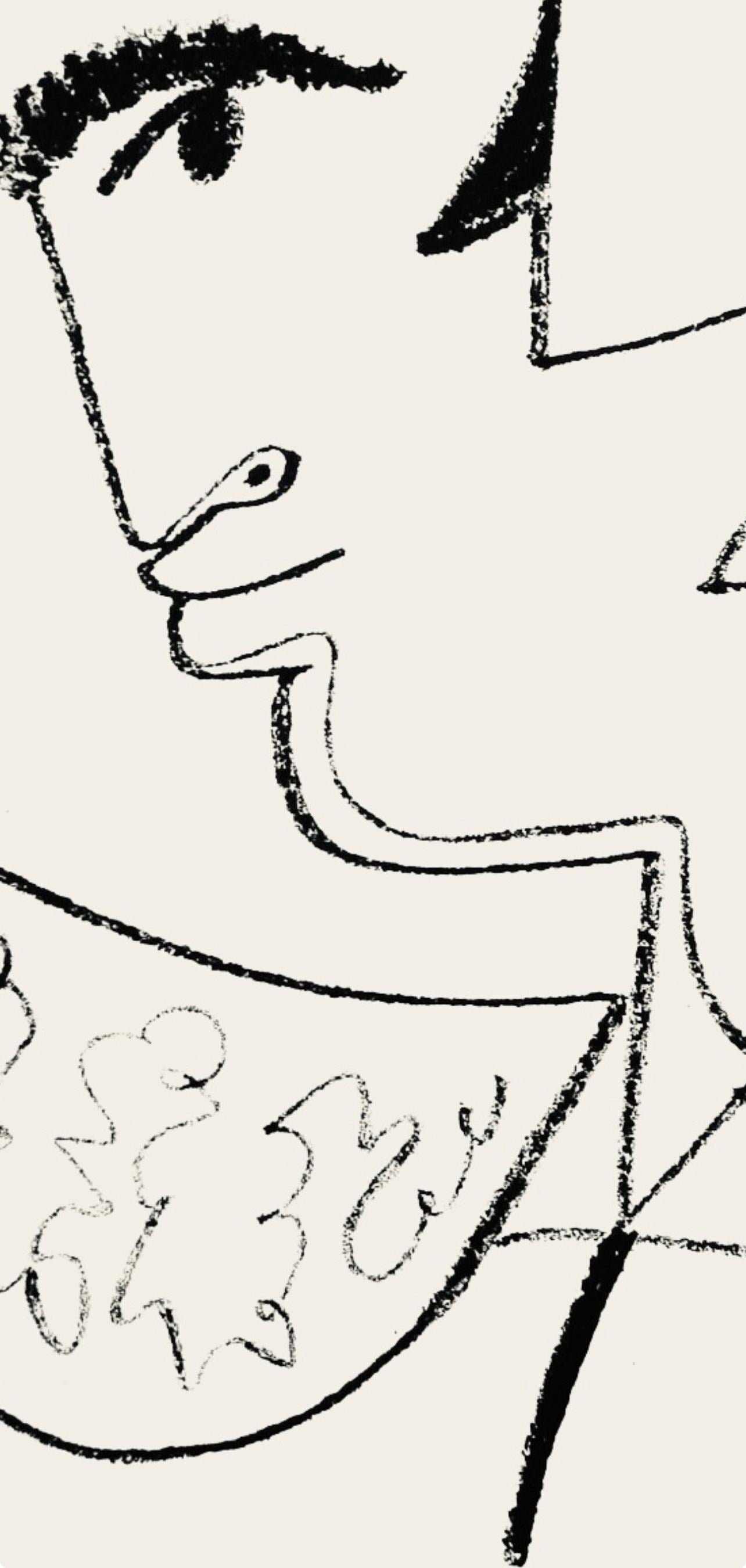 Jean Cocteau, Composition, Taureaux, Limited Edition Lithograph