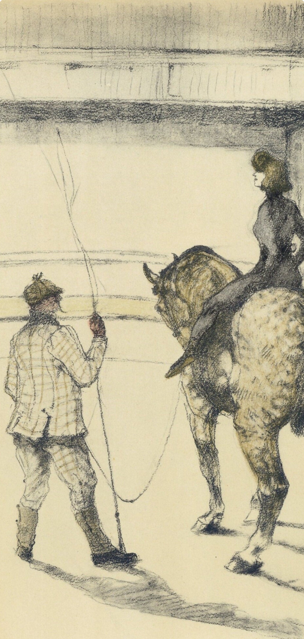 Henri de Toulouse-Lautrec, Ecuyere de haute ecole, The Circus by Toulouse-Lautrec, Limited Edition Lithograph
