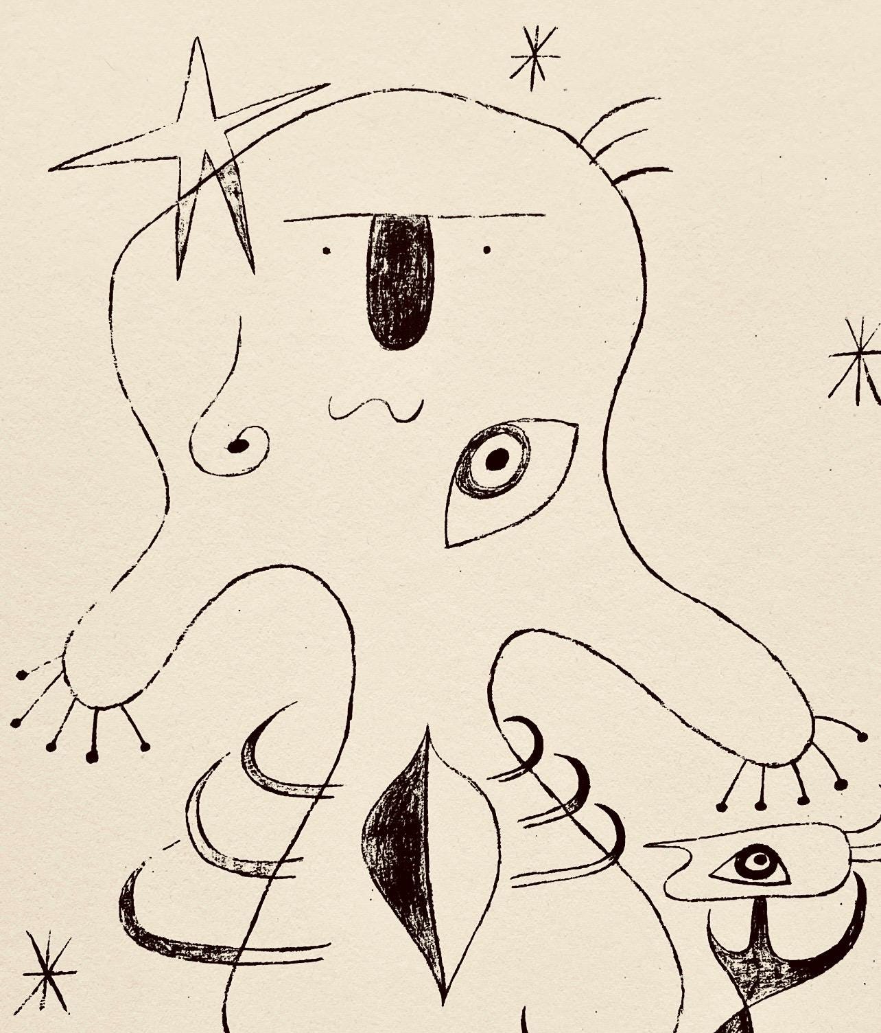 Joan Miró, Composition, The Prints of Joan Miro, Limited Edition Etching