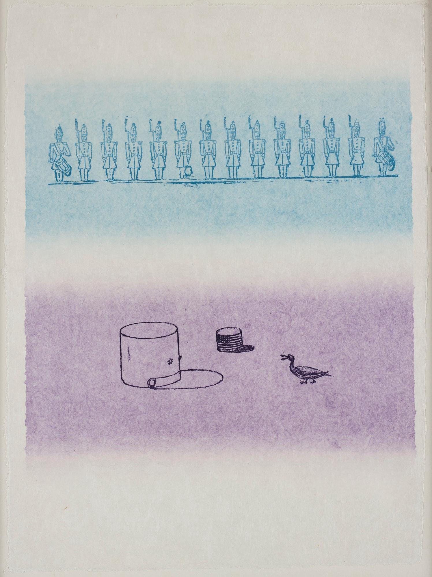 Max Ernst, Composition (Spies/Leppien 218), La Ballade du Soldat, Limited Edition Lithograph