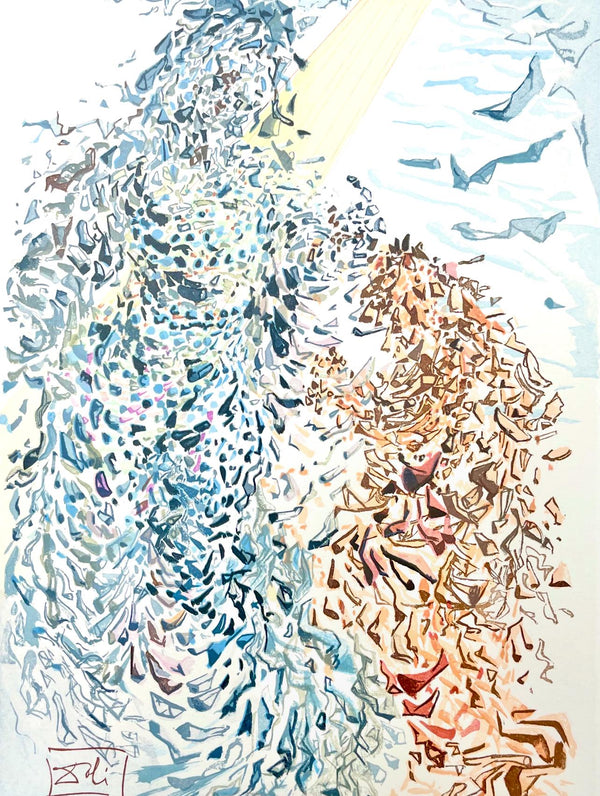 Salvador Dali, Paradies XI (Field 189-200; Michler/Löpsinger 1039-1138), Die Göttliche Komödie, Signed, Limited Edition Woodcut