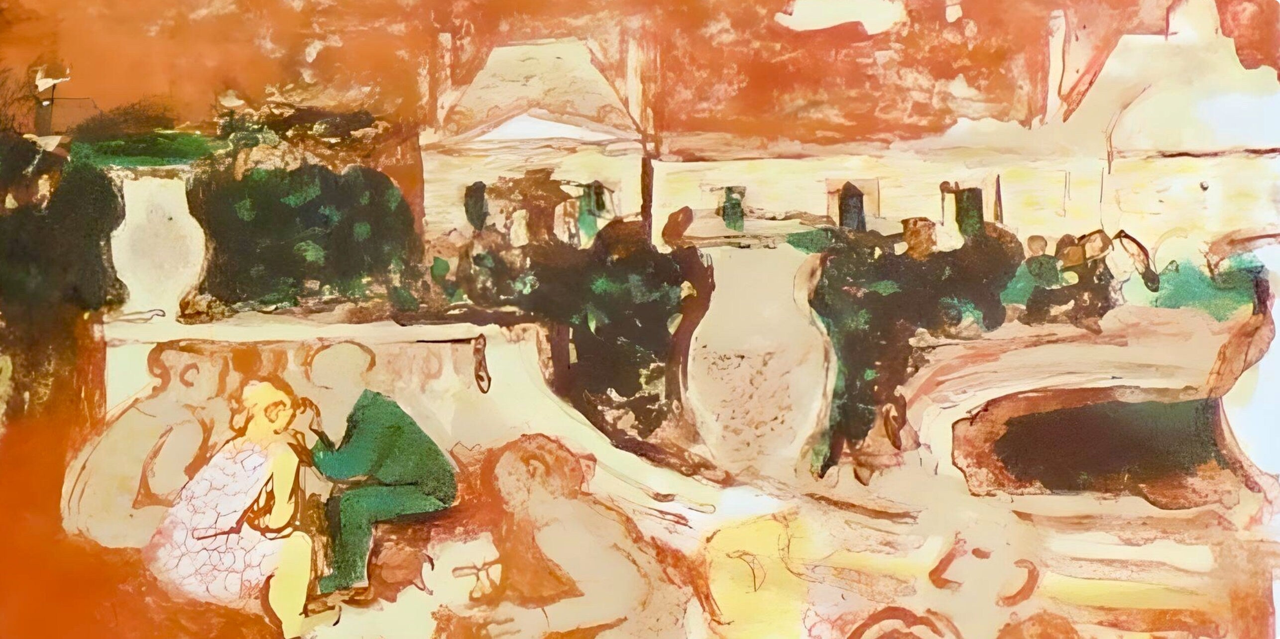 Maurice Savin, Le Luxembourg, Au Temps de Paris Seine, Limited Edition Lithograph