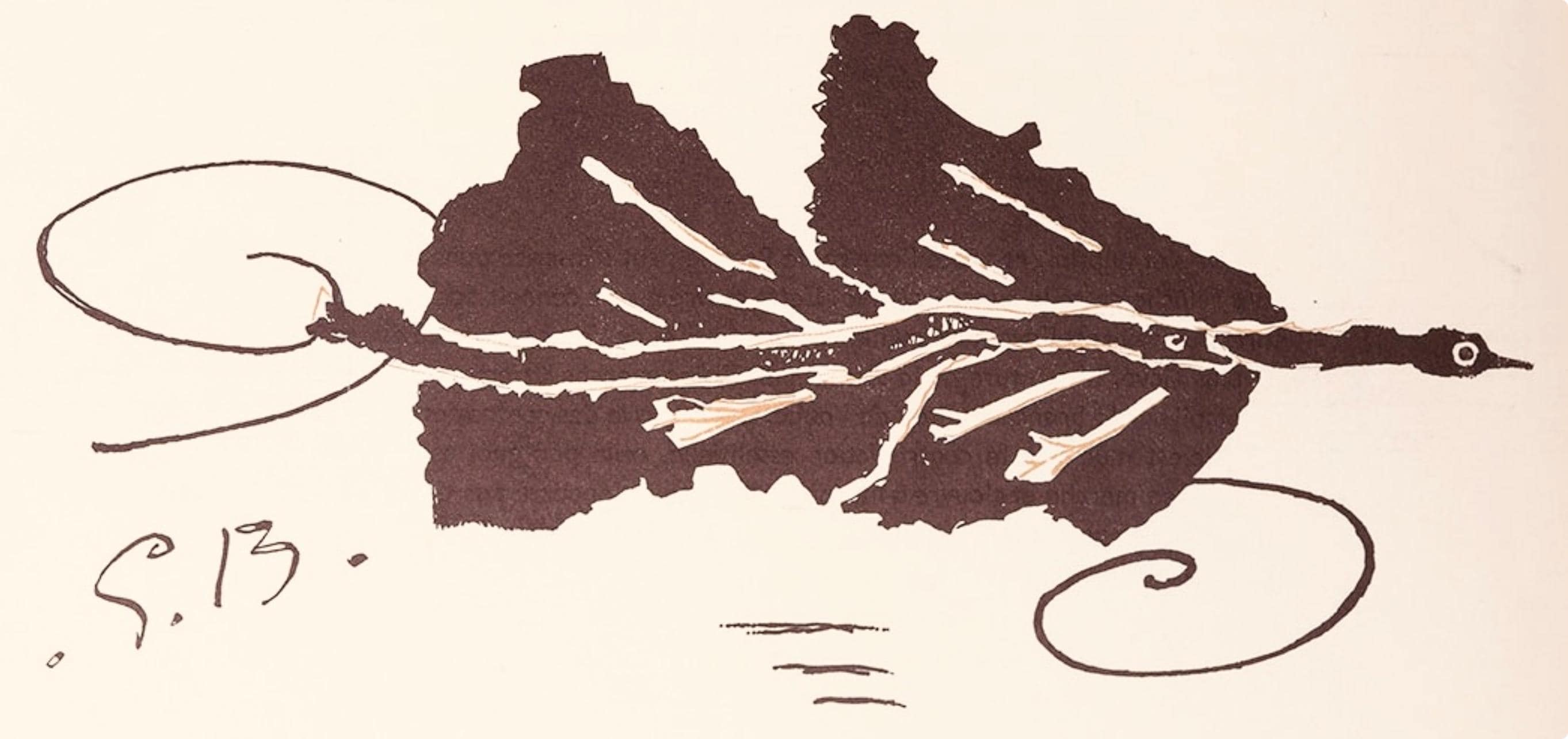 Georges Braque, Oiseau, Derrière le miroir, Limited Edition Lithograph