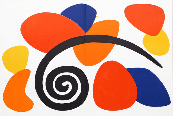 Alexander Calder, Composition, Derrière le miroir, Limited Edition Lithograph