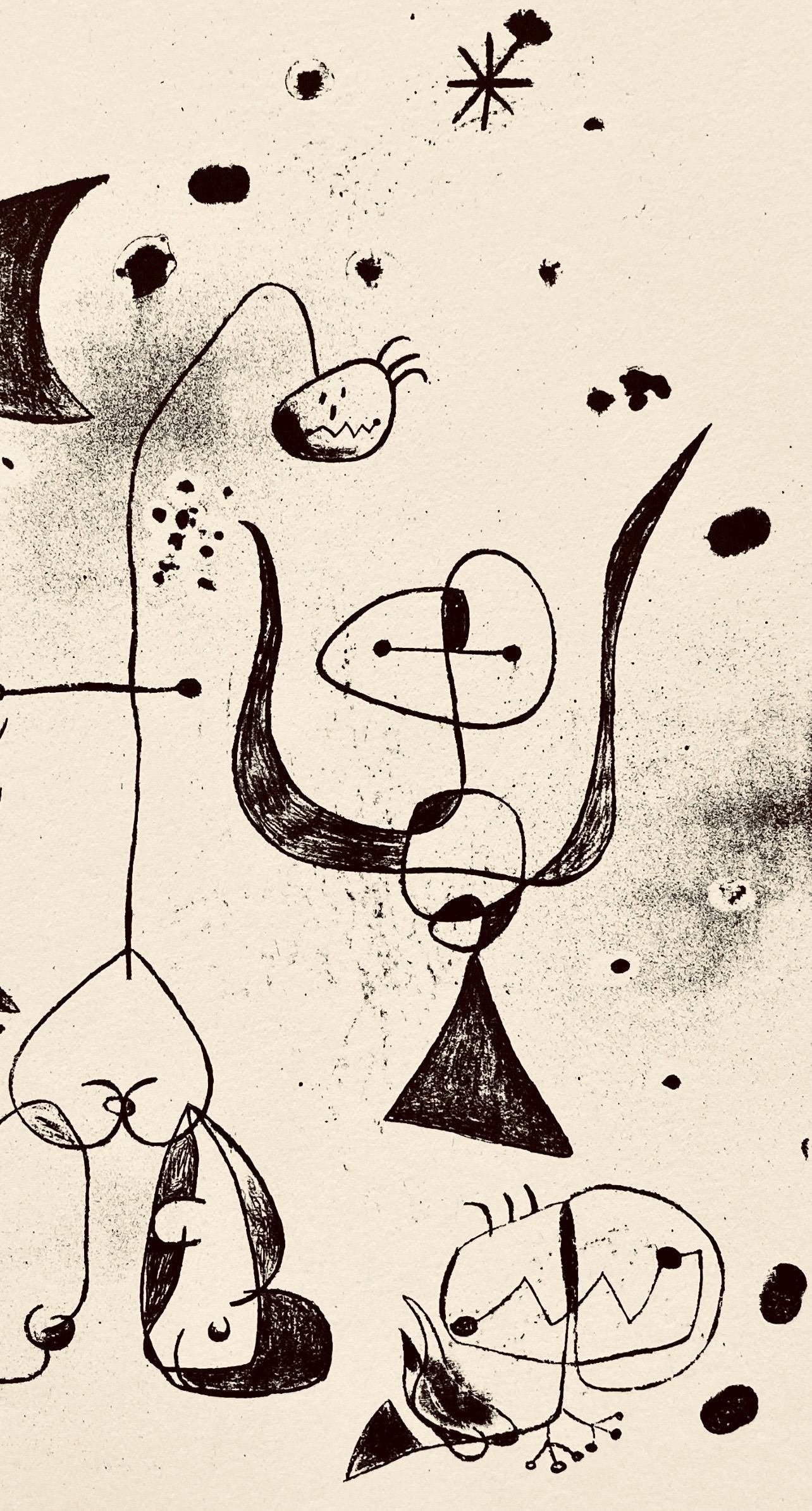 Joan Miró, Composition, The Prints of Joan Miro, Limited Edition Etching