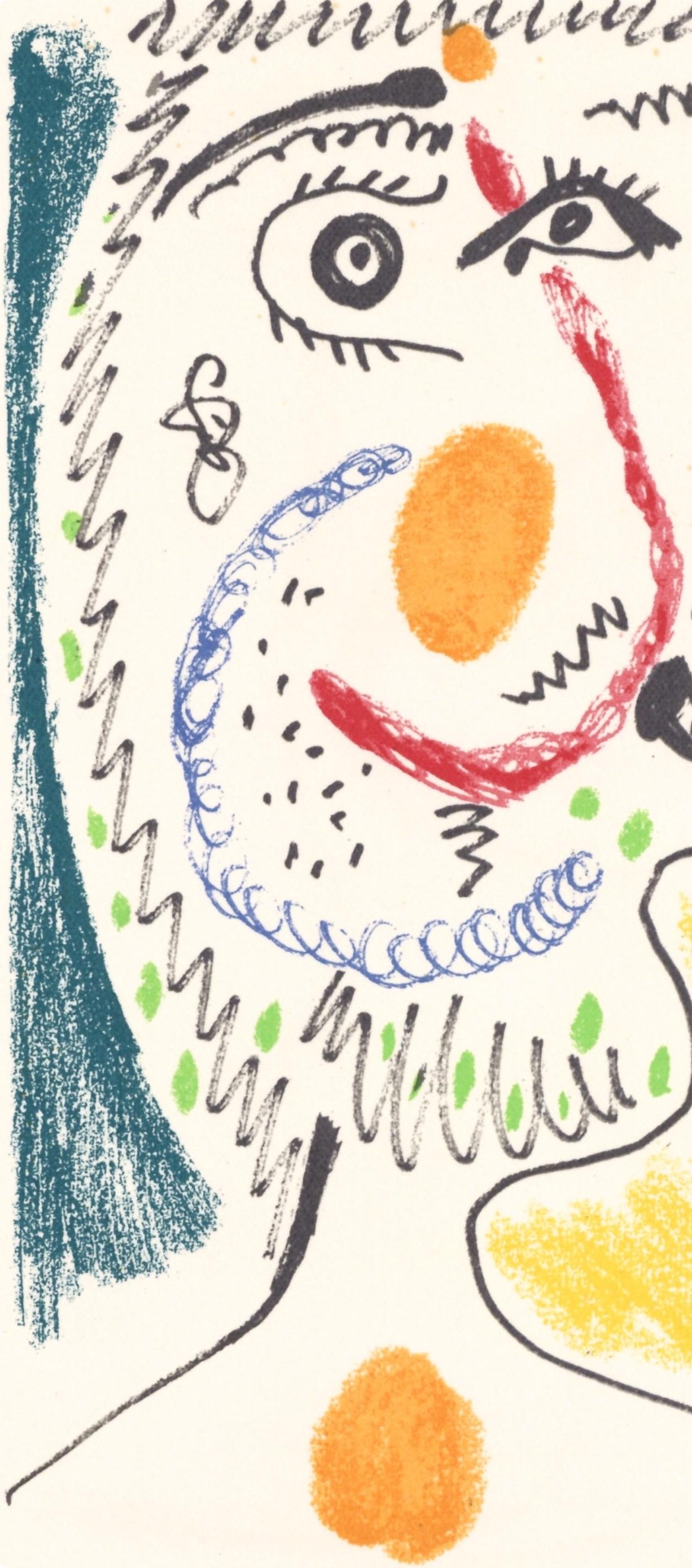 Pablo Picasso, Composition, Le Goût du Bonheur (Cramer 148; Bloch 2013), Limited Edition Mixed Media Lithograph