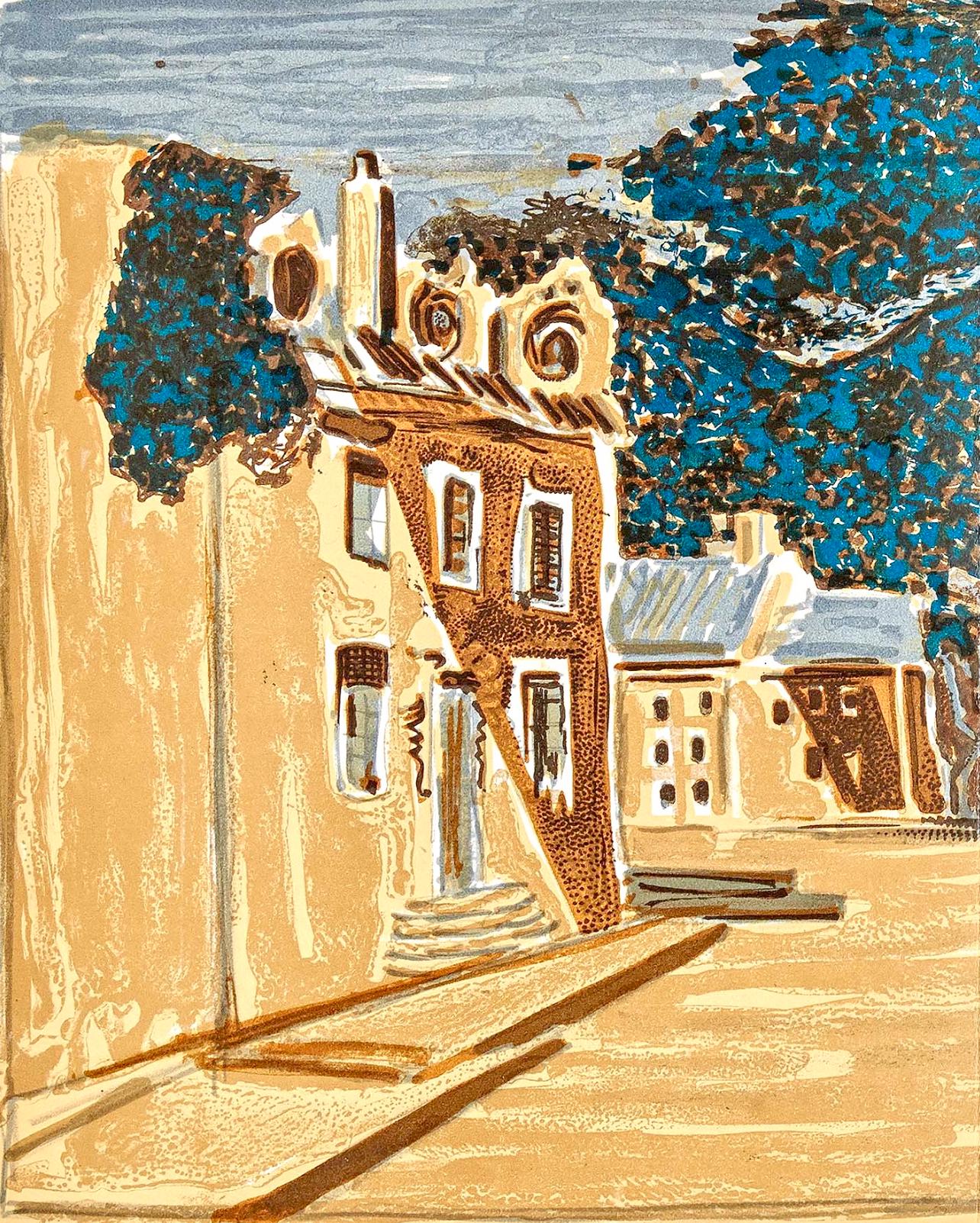Georges Braque, Decor pour Les Facheux (Mourlot 107), Regards sur Paris, Limited Edition Lithograph