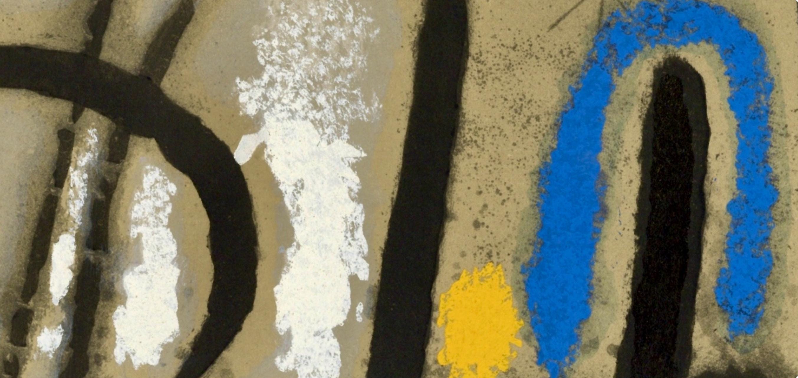 Joan Miró, Composition (Cramer 103; Mourlot 382-383), Miró Cartones 1956-1965, Limited Edition Lithograph
