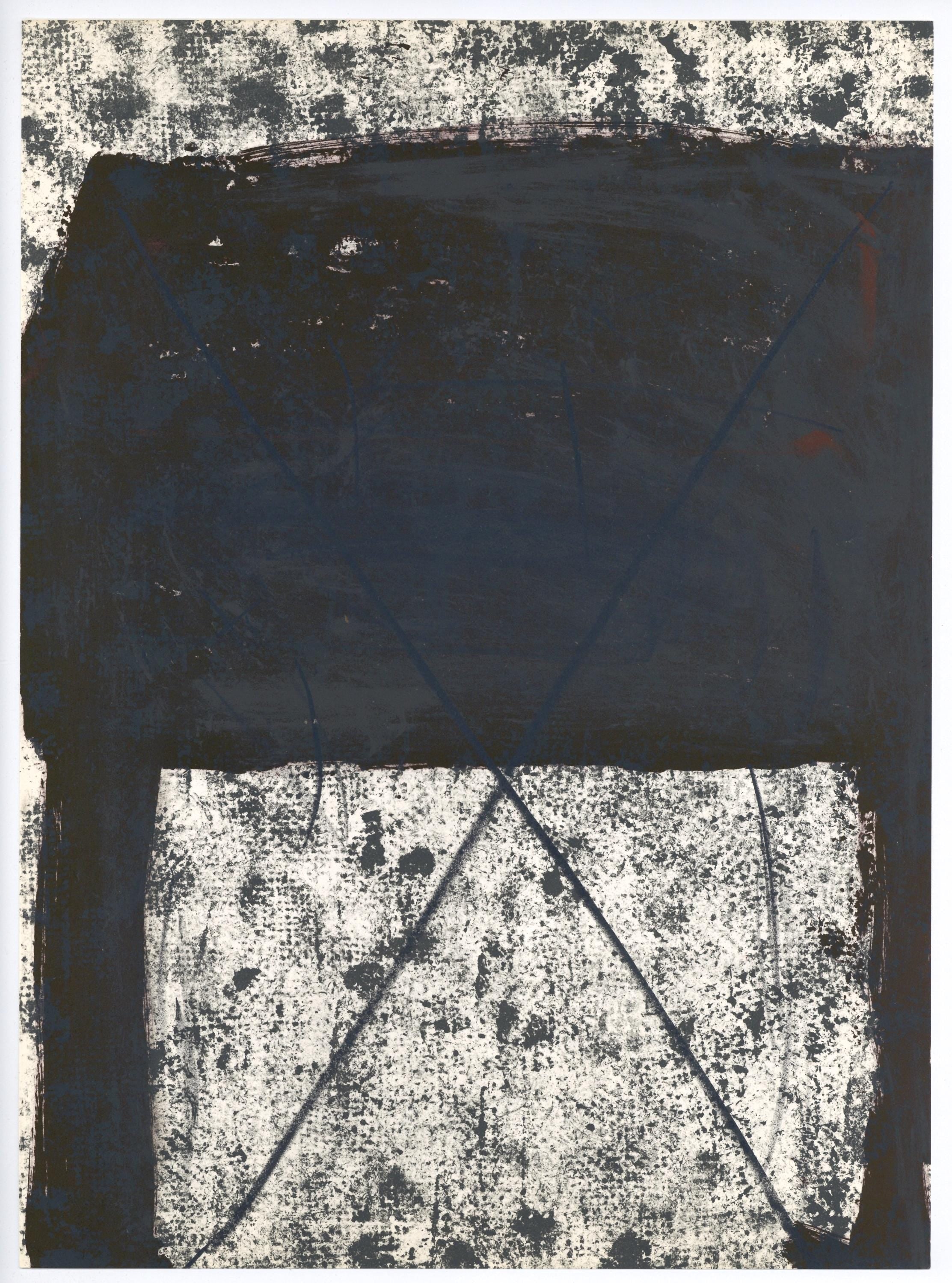 Antoni Tàpies, Composition, Derrière le miroir, Limited Edition Lithograph