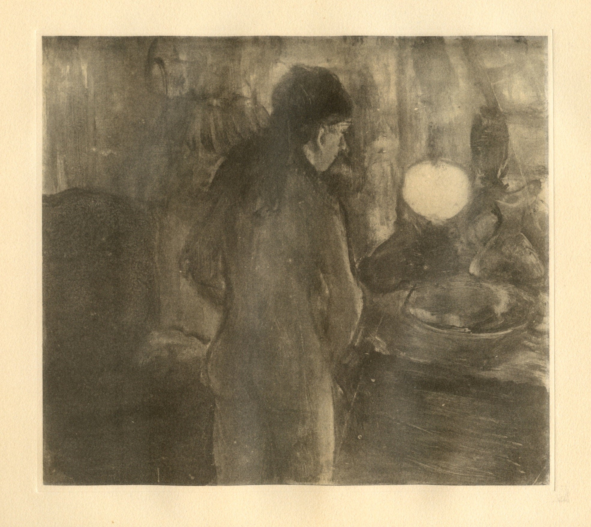 Edgar Degas, La Toilette, E. Degas Monotypes, Limited Edition Monotype