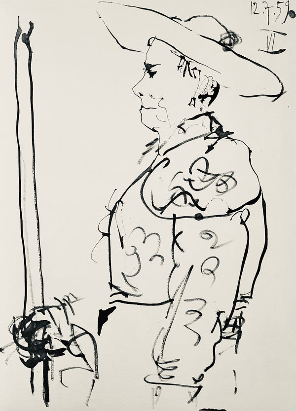 Pablo Picasso, Composition (Bloch 1276; Czwiklitzer 23), Toros y Toreros, Limited Edition Lithograph