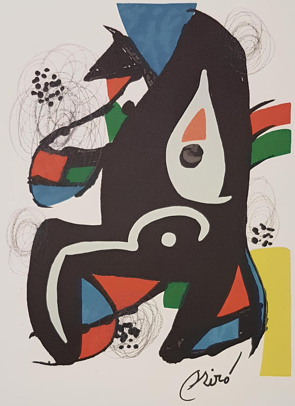 Joan Miró, Composition (Mourlot 1212-1225; Cramer 248), La mélodie acide, Limited Edition Lithograph