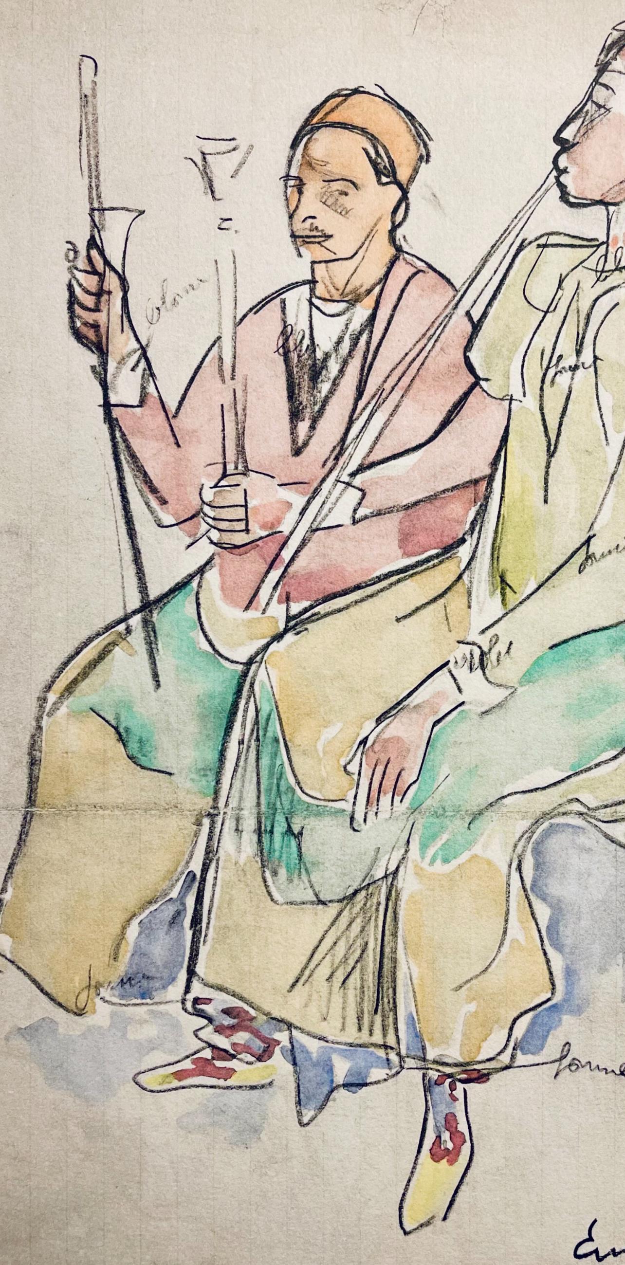 Émile Bernard, Composition, Éloge de Émile Bernard, Limited Edition Woodcut