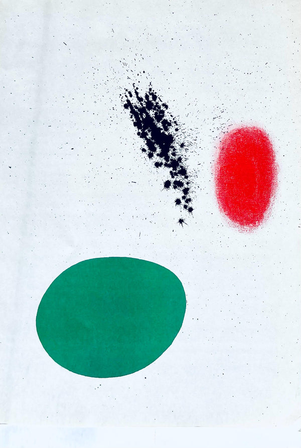 Joan Miró, Composition, Derrière le miroir, Limited Edition Lithograph