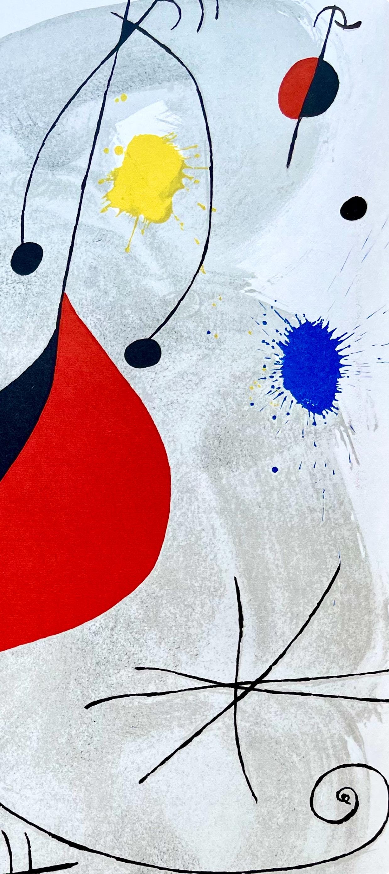 Joan Miró, Composition (Cramer 89), Derrière le miroir, Limited Edition Lithograph