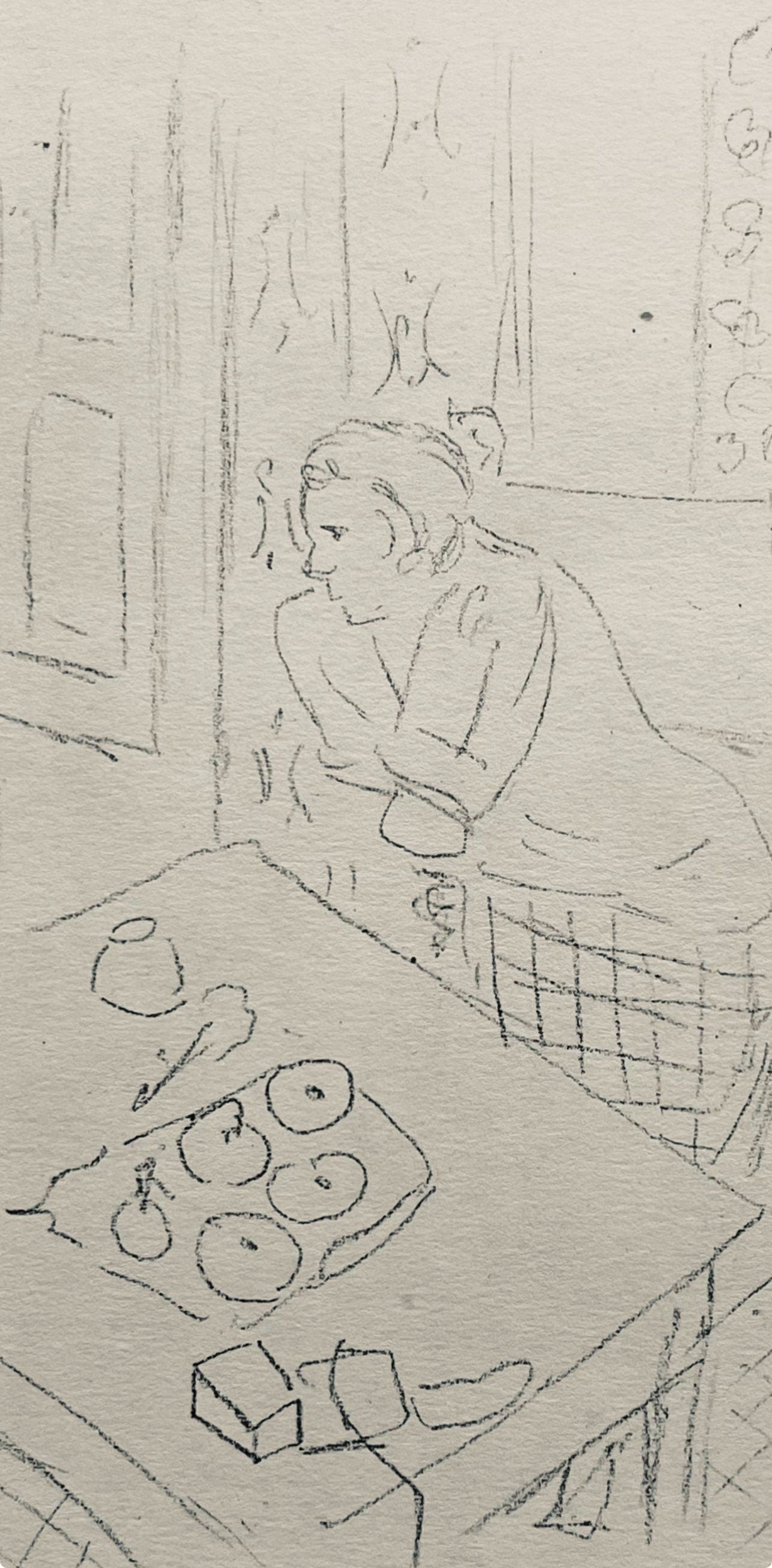 Henri Matisse, Composition (Dutel 3), Dessins de Henri-Matisse, Limited Edition Lithograph