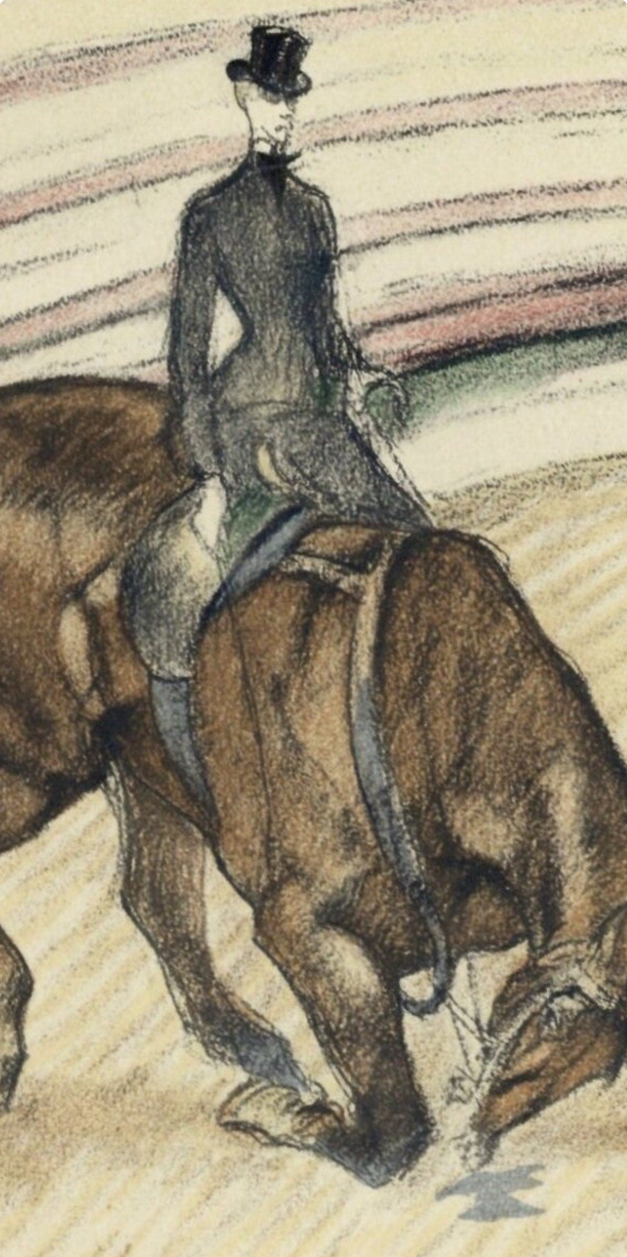 Henri de Toulouse-Lautrec, Ecuyere de haute ecole, The Circus by Toulouse-Lautrec, Limited Edition Lithograph