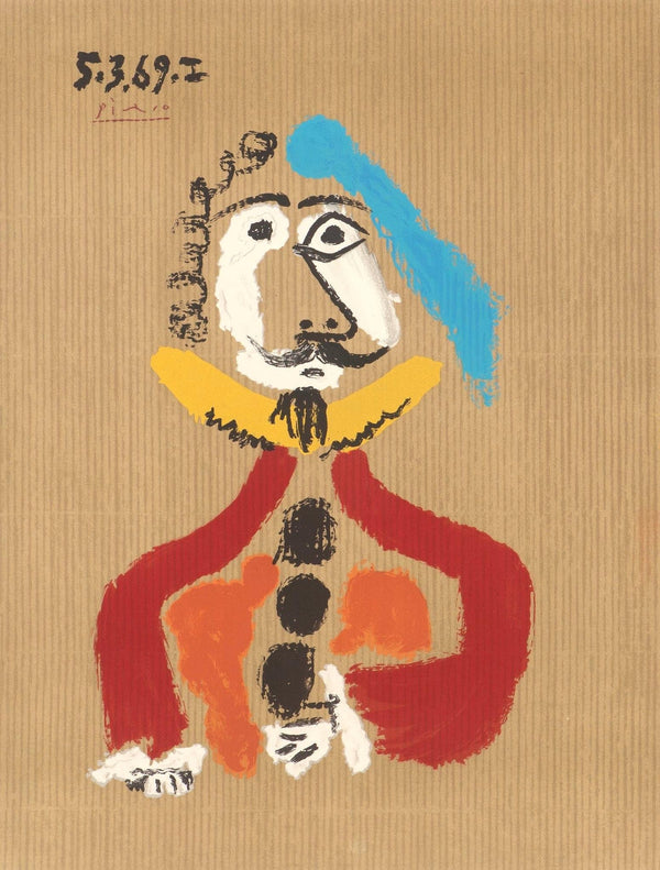 Pablo Picasso, Composition (Orozco 207-261), Vingt-Neuf Portraits Imaginaires, Limited Edition Lithograph