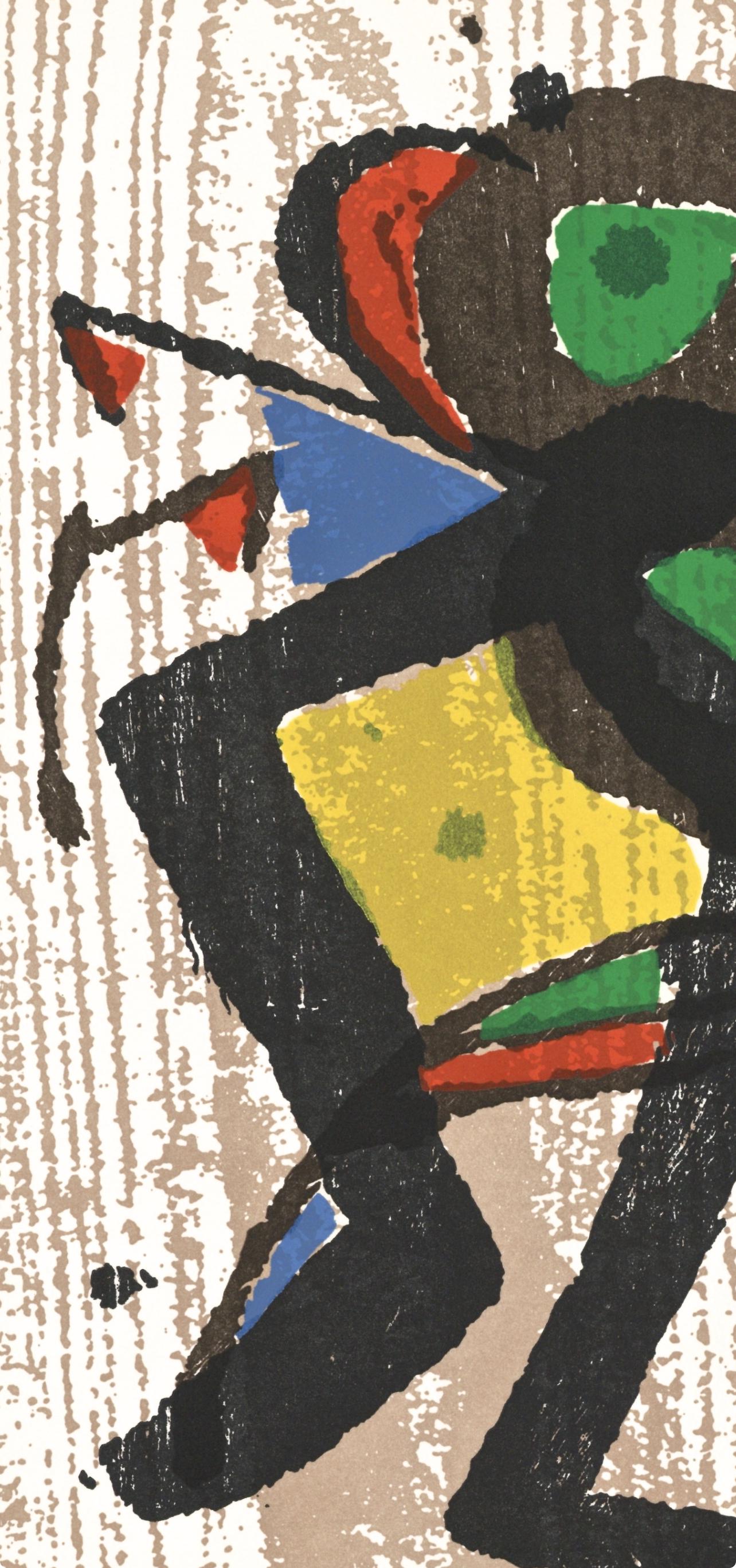 Joan Miró, Composition (Dupin 1290), Miró Graveur, Limited Edition Woodcut