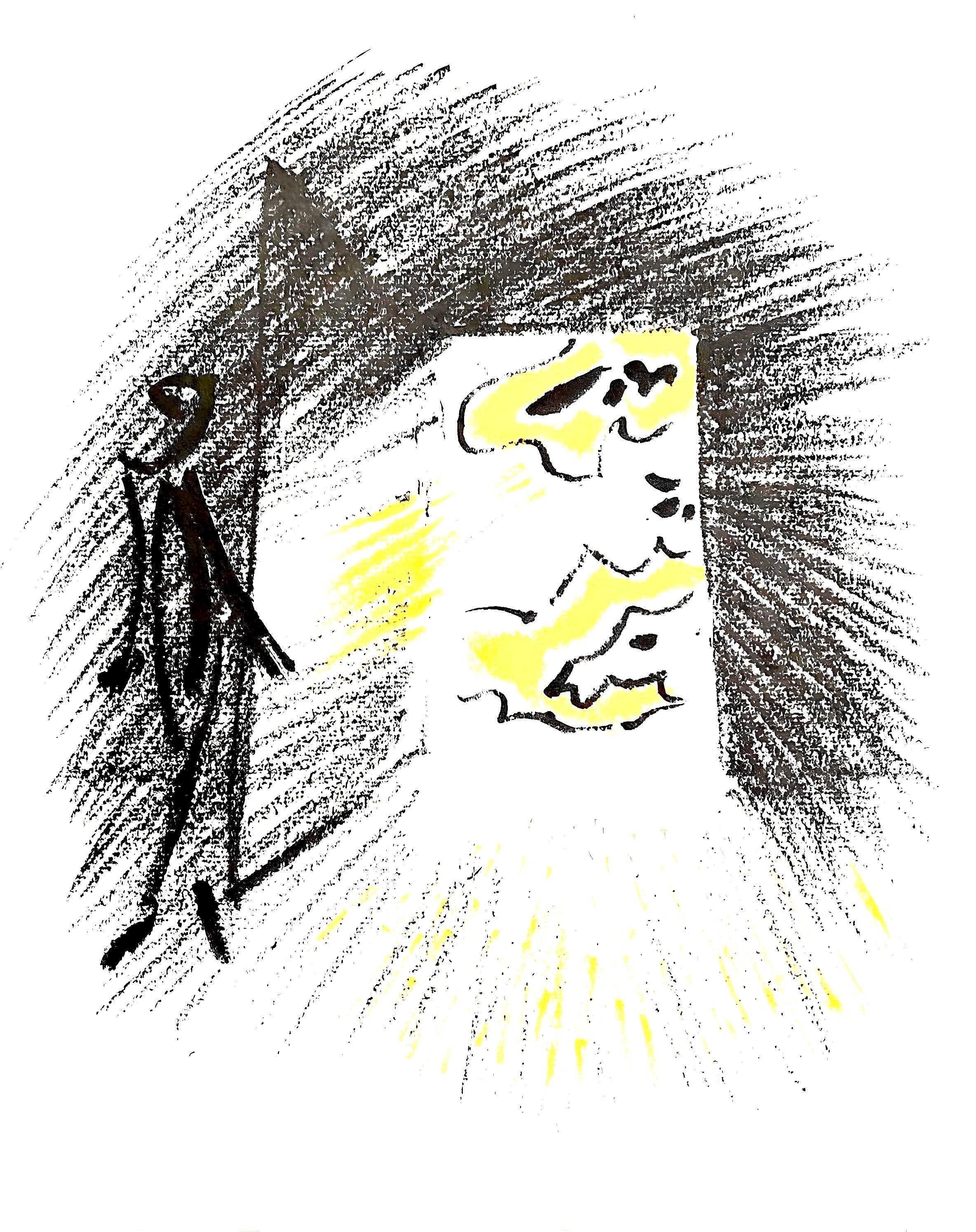 André Masson, Composition, Poèmes insoumis, Limited Edition Lithograph