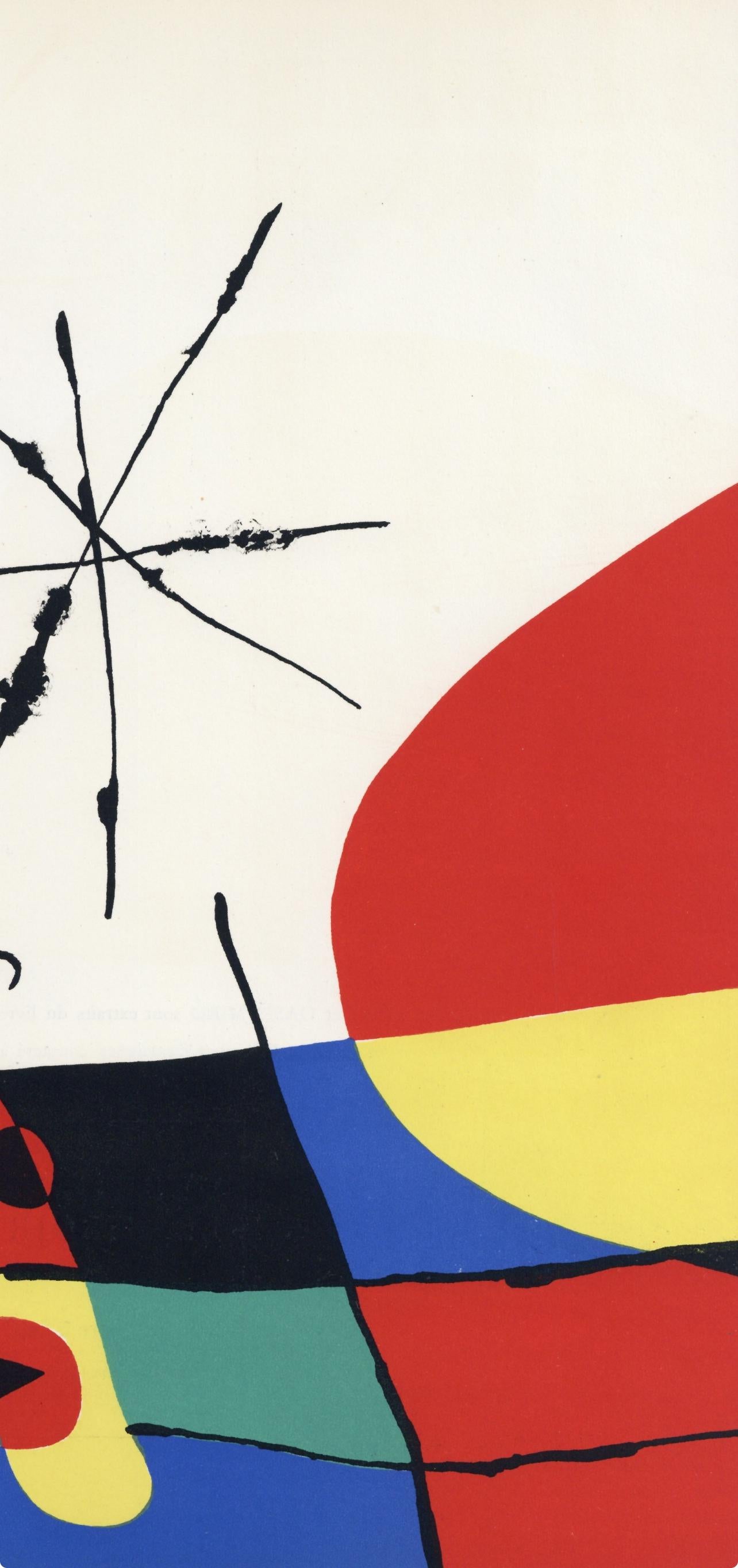 Joan Miró, Composition (Cramer 34), Derrière le miroir, Limited Edition Lithograph