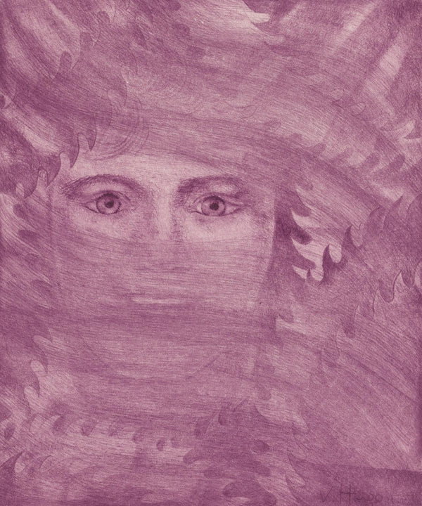 Valentin Hugo, Composition, Feuilles éparses, Limited Edition Etching