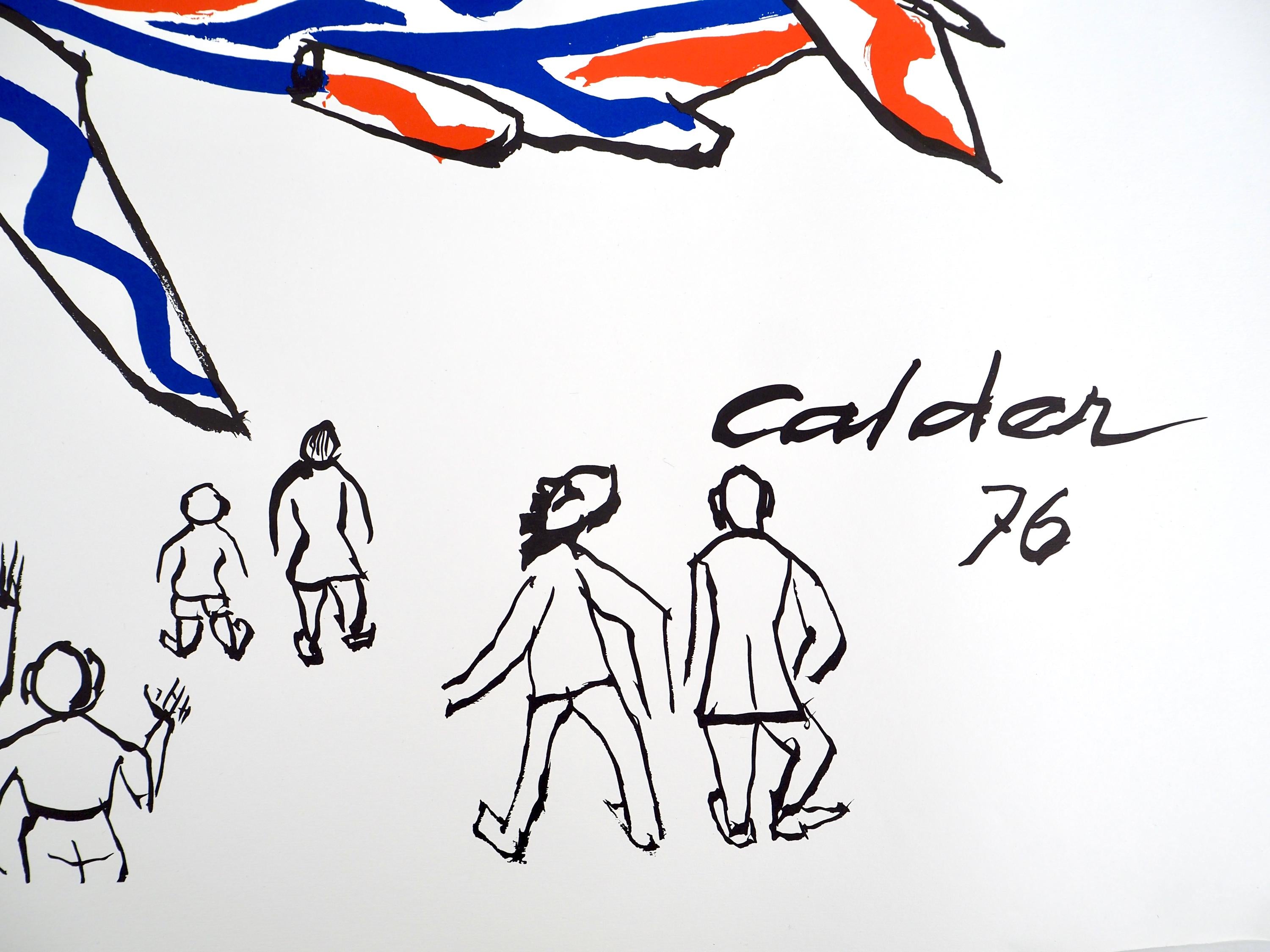 Alexander Calder, Composition, Braniff International Airways Flying Colors Collection, Limited Edition Lithograph