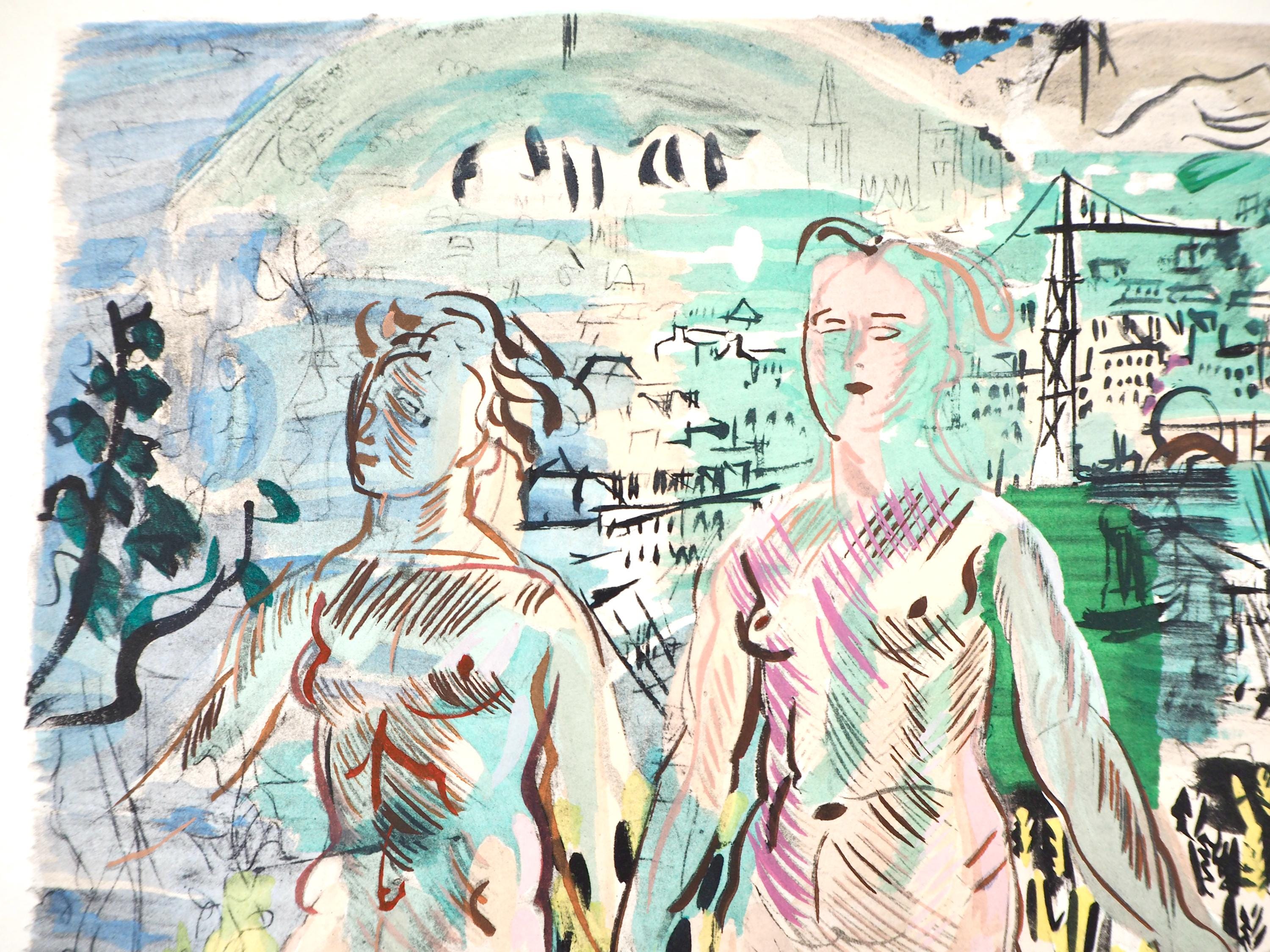Raoul Dufy, Composition, Eaux-de-vie, Esprit de la fleur et du fruit, Limited Edition Lithograph