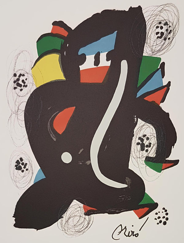 Joan Miró, Composition (Mourlot 1212-1225; Cramer 248), La mélodie acide, Limited Edition Lithograph