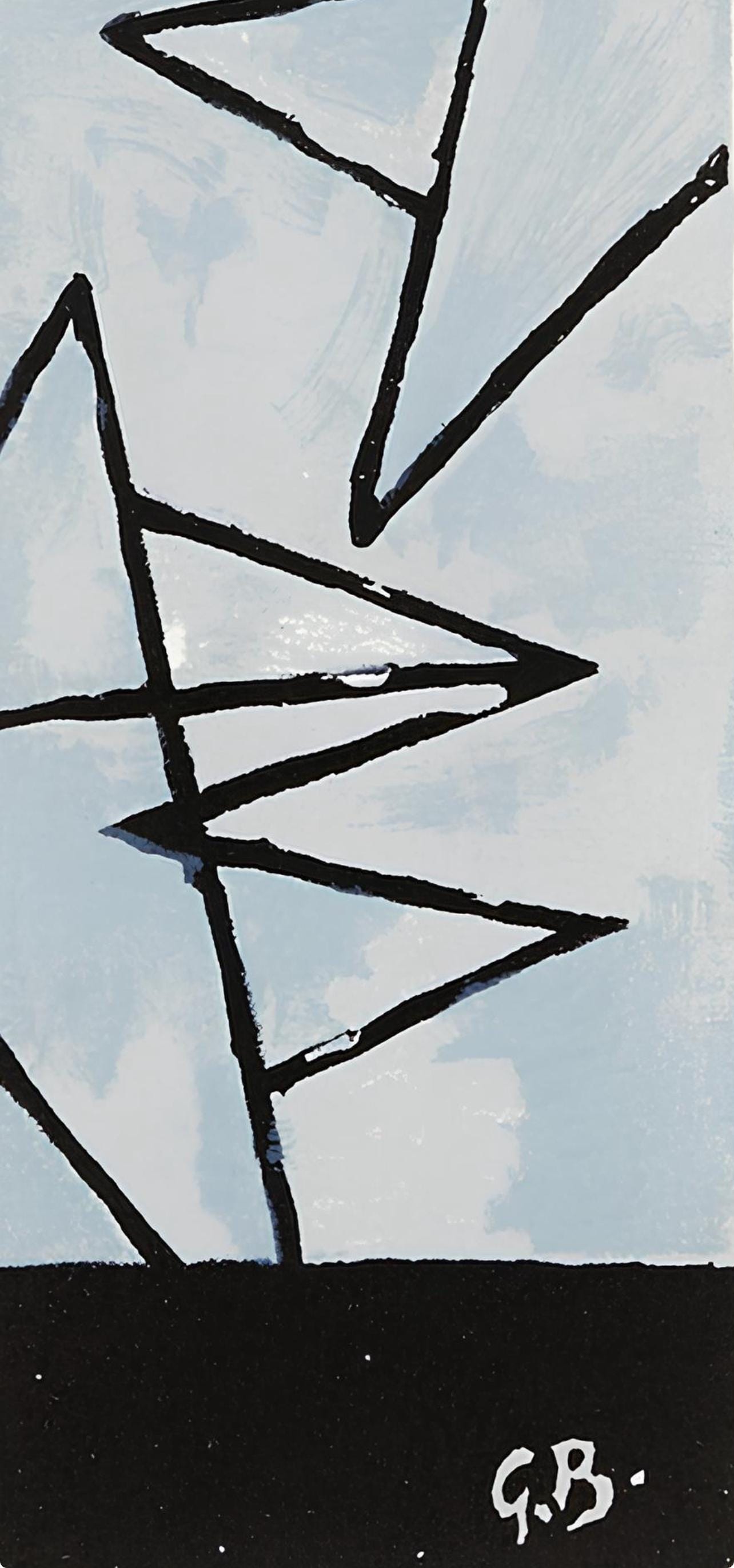 Georges Braque, Ciel gris I (Maeght 1032), Derrière le miroir, Limited Edition Lithograph