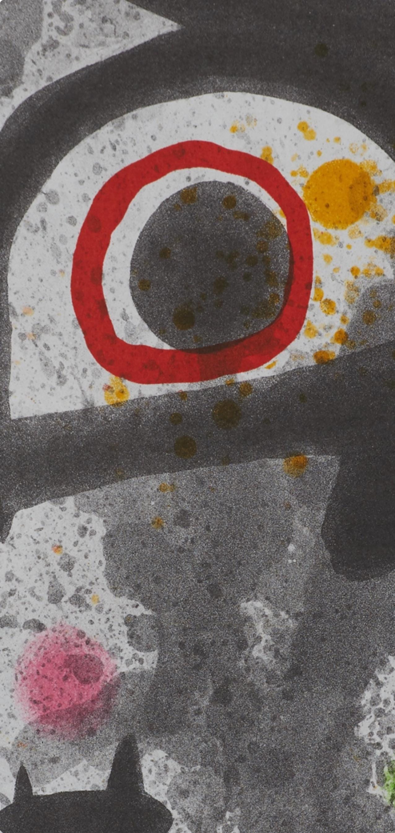 Joan Miró, Composition, Derrière le miroir, Limited Edition Lithograph