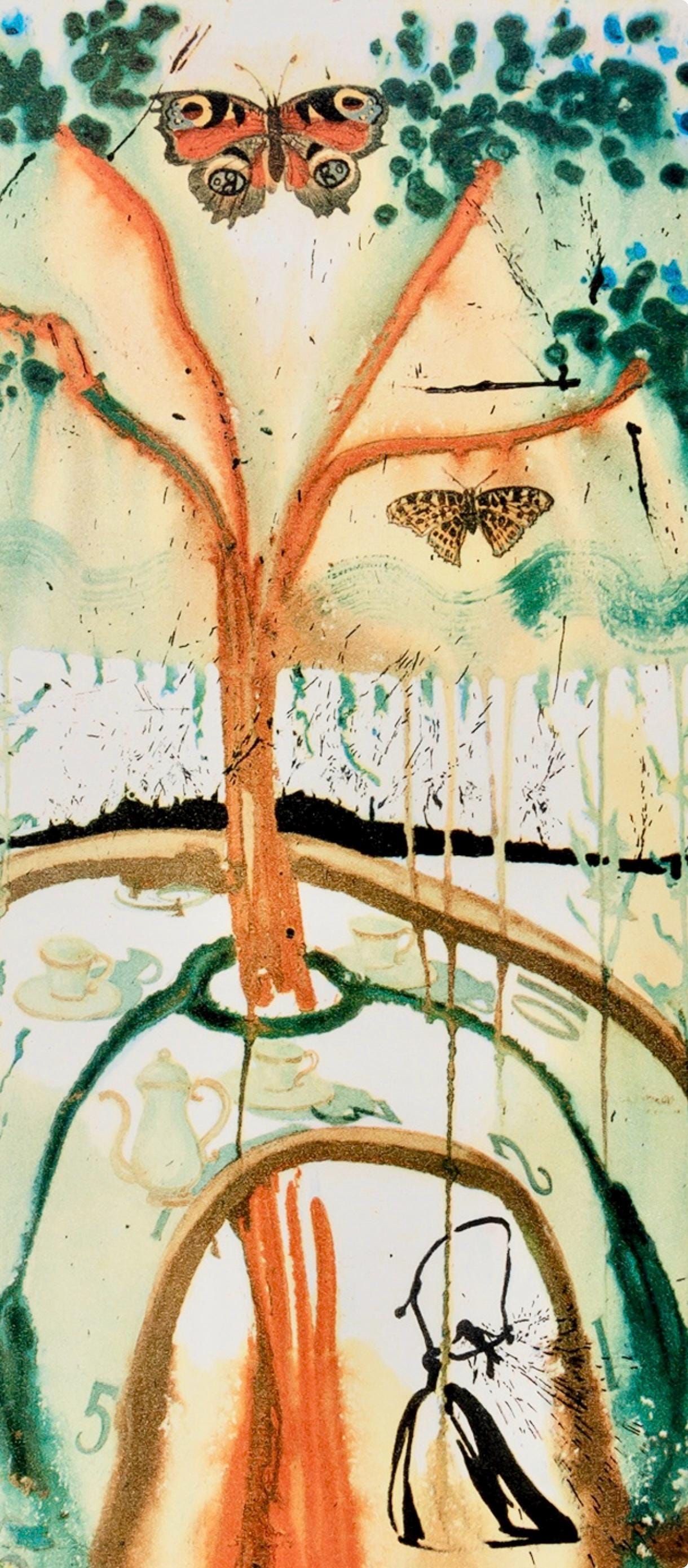 Salvador Dalí, Composition (Field 69-5, A-M), Alice's Adventures in Wonderland, Limited Edition Héliogravure