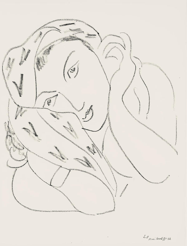 Henri Matisse, Série L, var. 11 (Duthuit 9), Henri Matisse, Dessins, Thèmes et variations, Limited Edition Lithograph