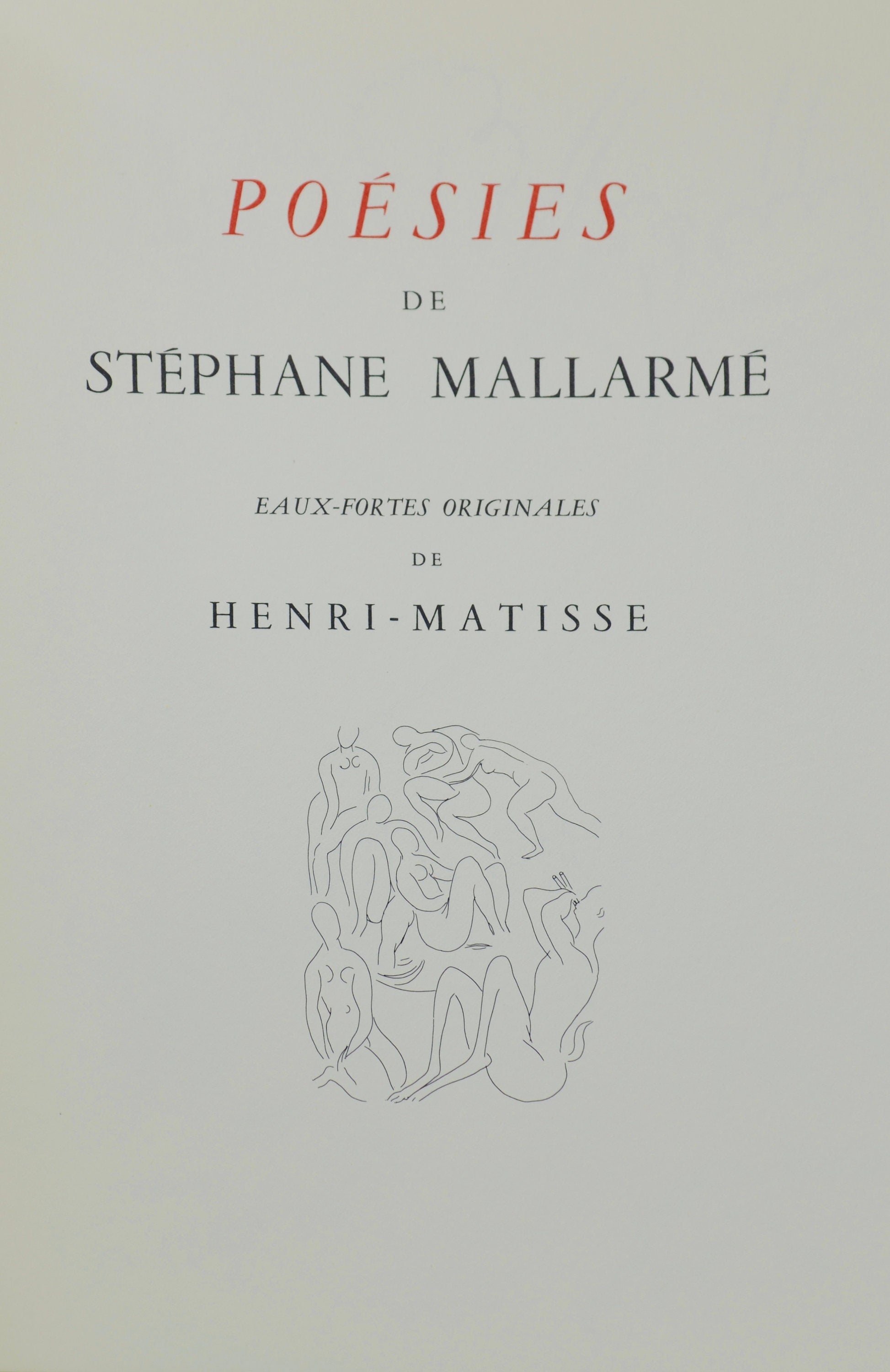Henri Matisse, Tristesse d'été (Summer Melancholy), Poésies, Limited Edition Lithograph
