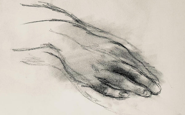 Ian Hornak, Renaissance Hand Study, 1963, Original Drawing