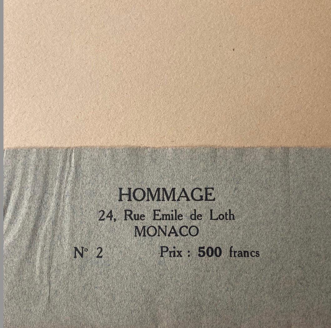 Marie Laurencin, Composition, Dessins de Matisse, Hommage nº2, Limited Edition Lithograph