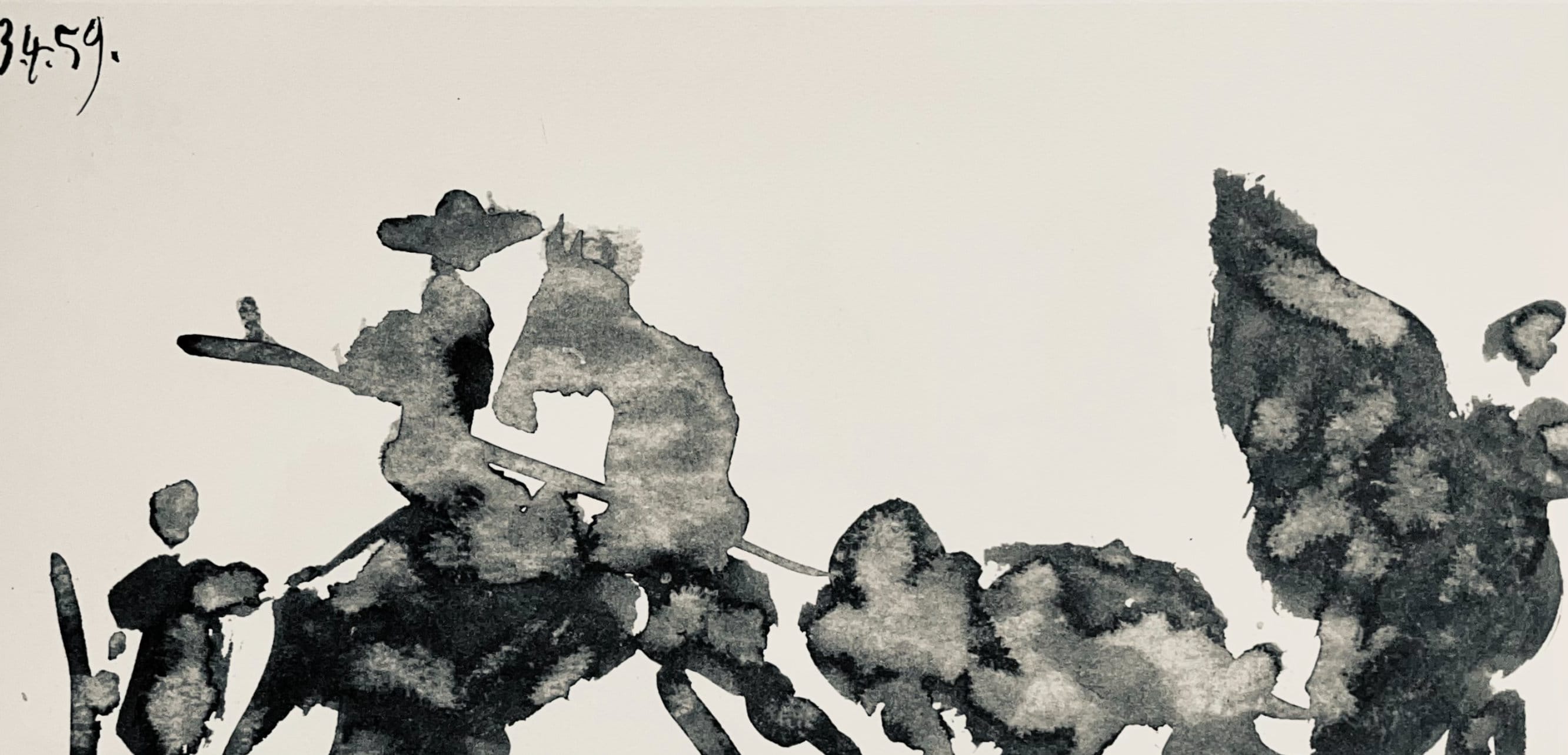 Pablo Picasso, Composition (Bloch 1276; Czwiklitzer 23), Toros y Toreros, Limited Edition Lithograph