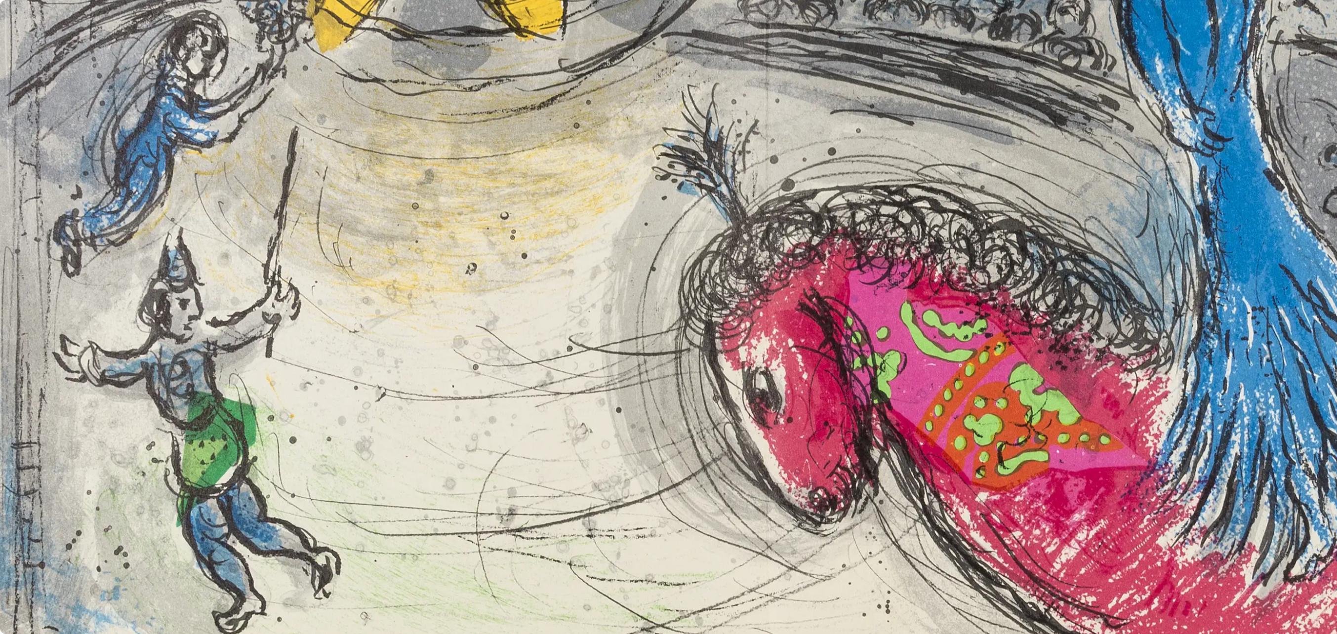 Marc Chagall, Composition (Cramer 110; Mourlot 945), Derrière le miroir, Limited Edition Lithograph