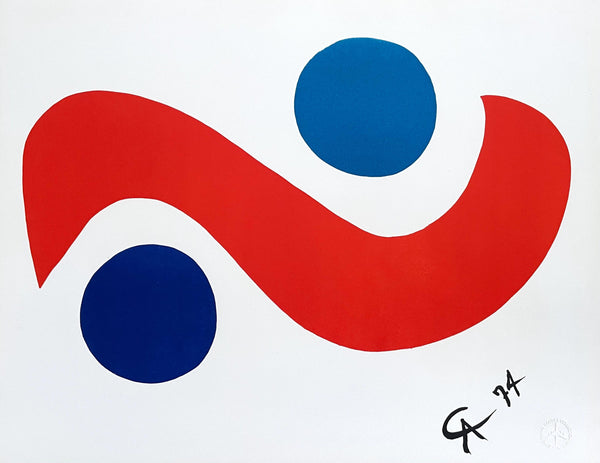 Alexander Calder, Sky Bird, Braniff International Airways Flying Colors Collection, Limited Edition Lithograph
