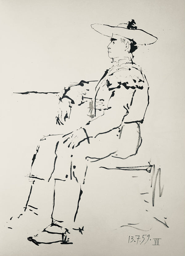 Pablo Picasso, Composition (Bloch 1276; Czwiklitzer 23), Toros y Toreros, Limited Edition Lithograph