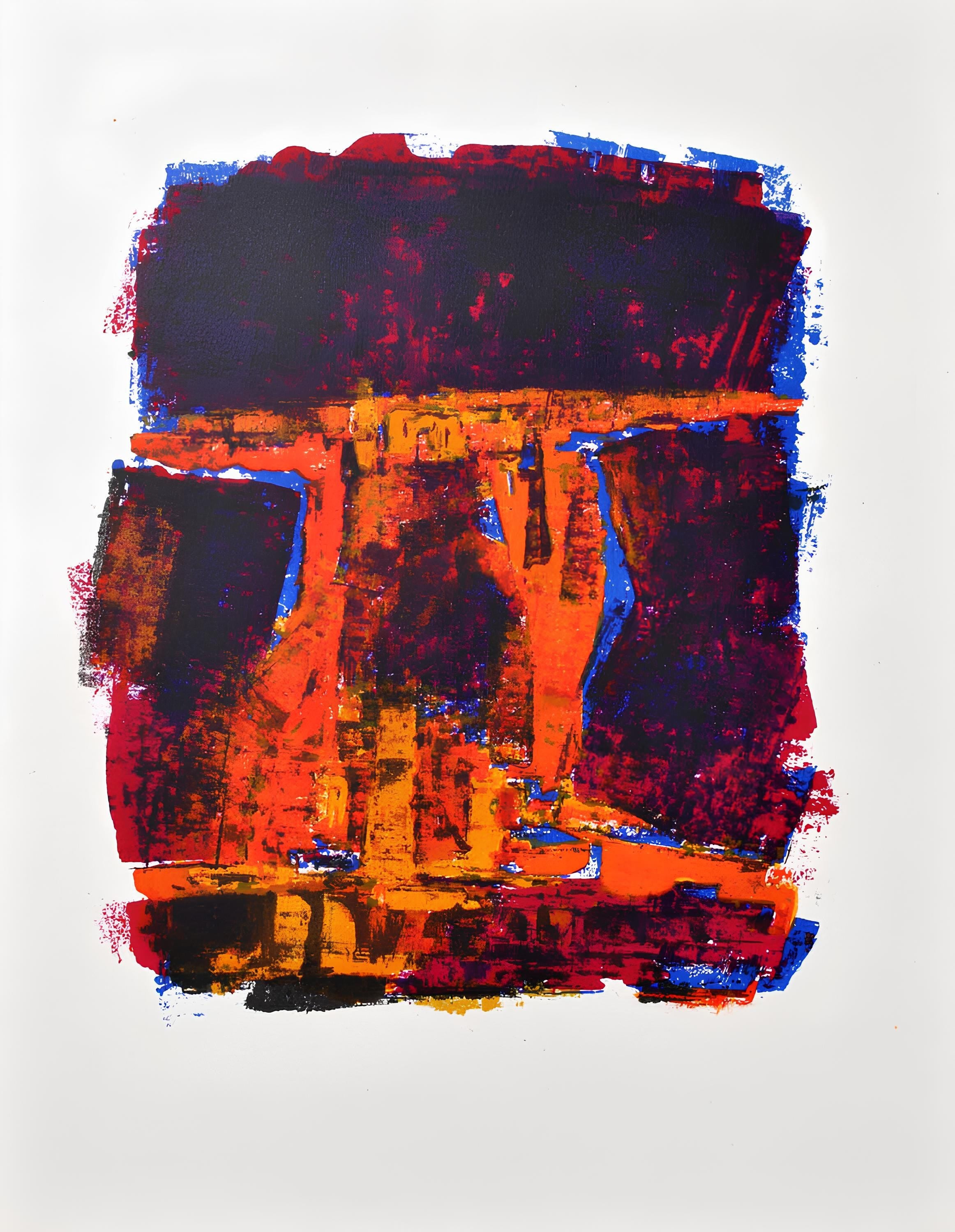 Orlando Pelayo, Composition, Œuvres complètes d'Albert Camus, Limited Edition Lithograph
