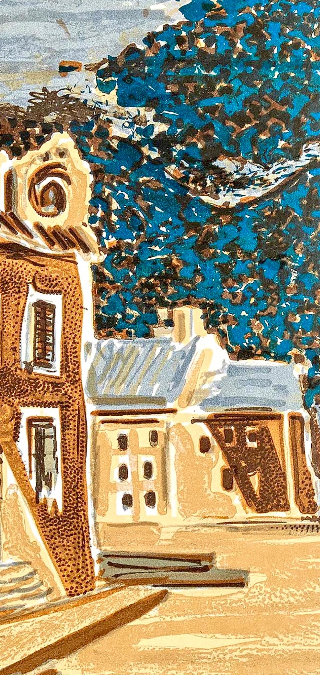 Georges Braque, Decor pour Les Facheux (Mourlot 107), Regards sur Paris, Limited Edition Lithograph