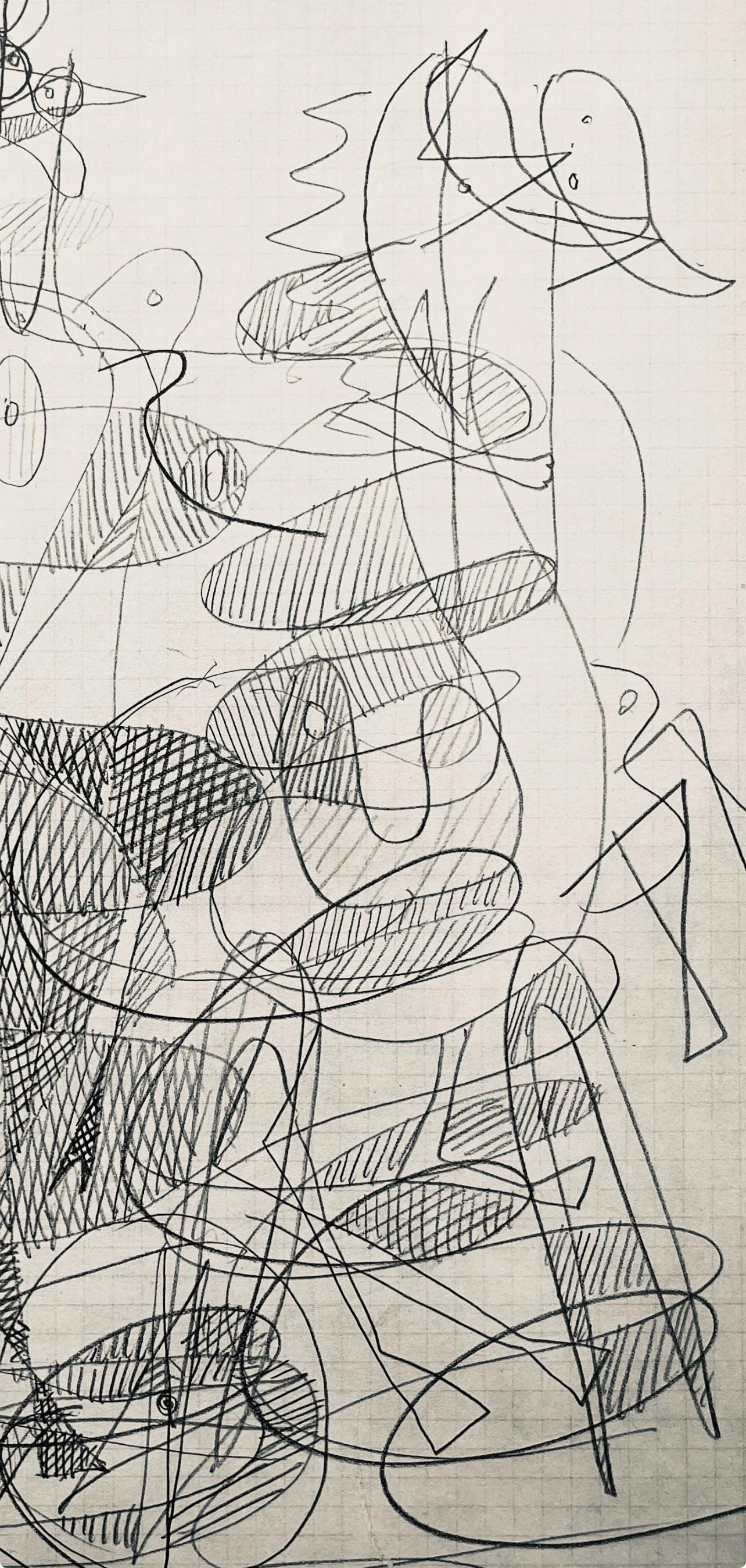 Georges Braque, Composition (Vallier 23), Hesiode, Théogonie, Derrière le miroir, Limited Edition Lithograph
