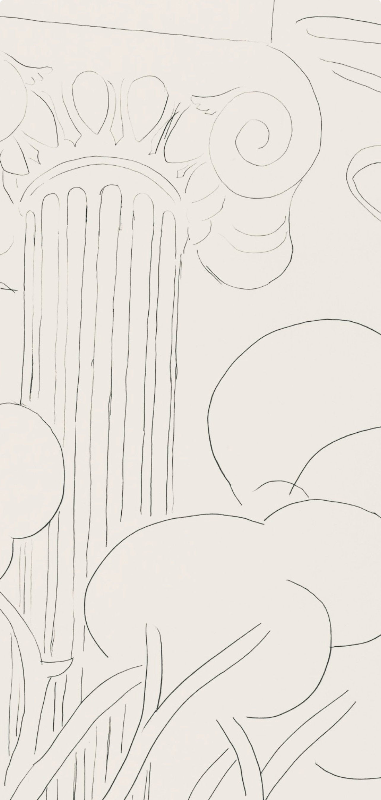 Henri Matisse, Mes bouquins refermés sur le nom de Paphos, Poésies, Limited Edition Lithograph
