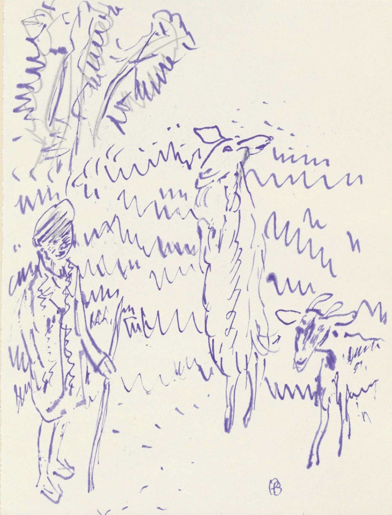 Pierre Bonnard, Composition (Terrasse 54), Pierre Bonnard Correspondences, Limited Edition Lithograph