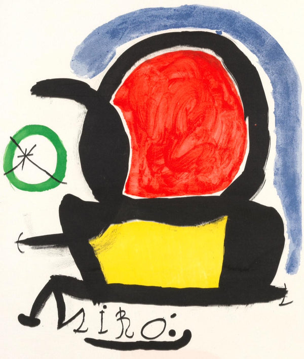 Joan Miró, Composition (Mourlot 686), El tapís de Tarragona, Limited Edition Lithograph