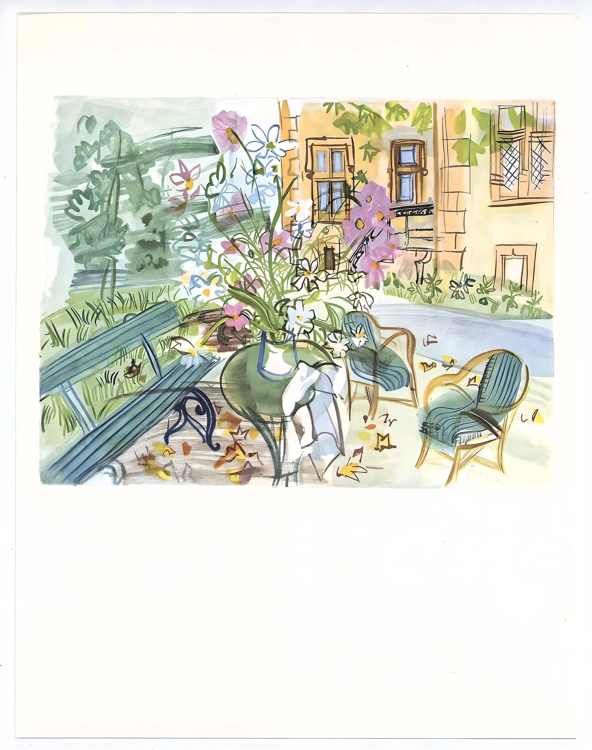 Raoul Dufy, Notre maison de Montsaunès, Vacances forcées