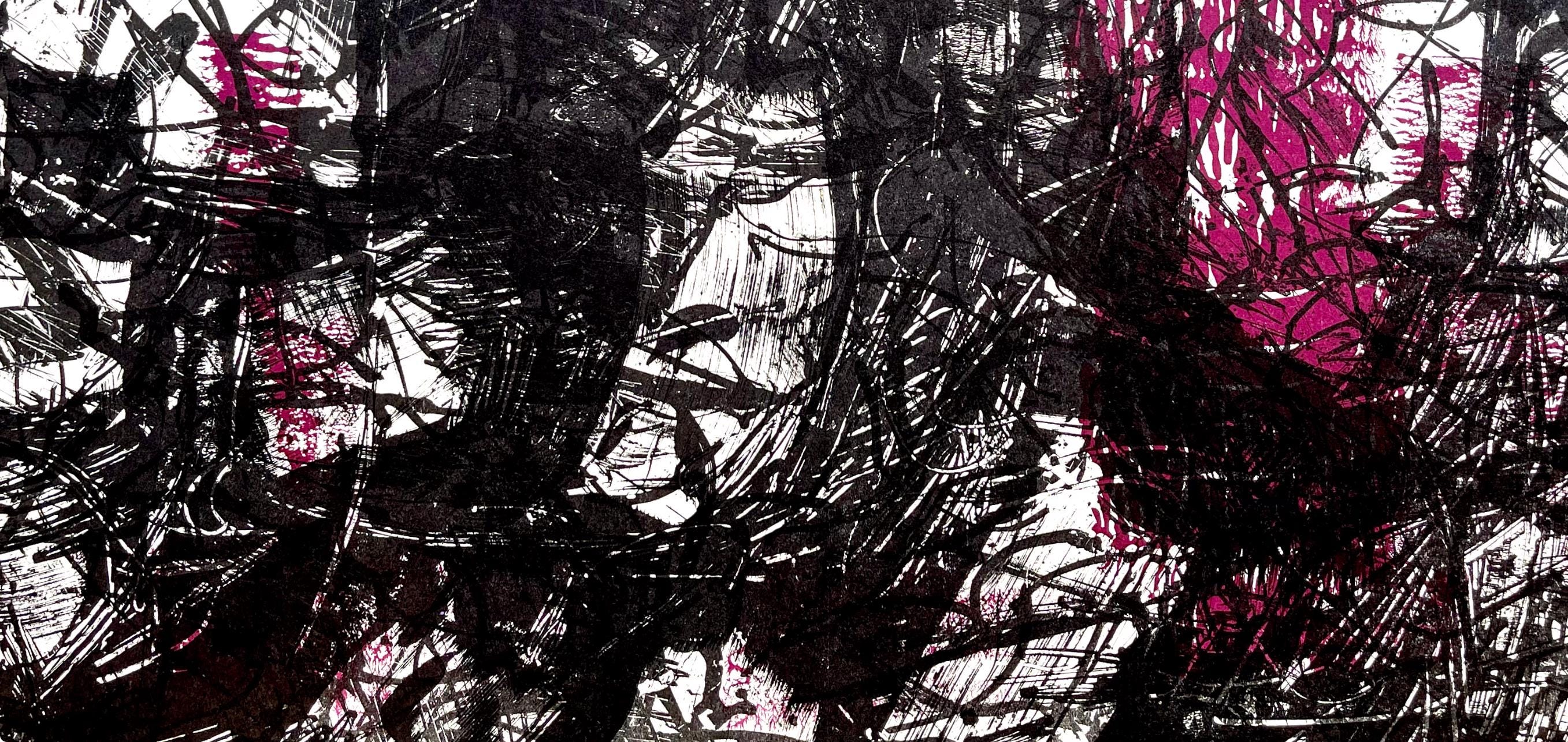 Jean-Paul Riopelle, Composition, Derrière le miroir, Limited Edition Lithograph